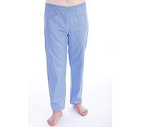 Gima Pantalon médical d'hôpital en coton et polyester, couleur bleu clair, avec taille élastique, 3 poches, unisexe, taille XS, pour médecin, dentiste, vétérinaire, infirmière