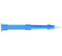 Gima Punch-Curette à Biopsie, Stérile, Jetable, Lame en Acier Inoxydable Sans Soudure, Sans Latex, Manche Nervuré, Taille Ø 2,5 mm, Longueur de Lame: 8 mm, Lot de 10 curettes sous blister.
