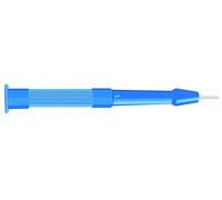 Gima Punch-Curette à Biopsie, Stérile, Jetable, Lame en Acier Inoxydable Sans Soudure, Sans Latex, Manche Nervuré, Taille Ø 1 mm, Longueur de Lame: 8 mm, Lot de 10 curettes sous blister.