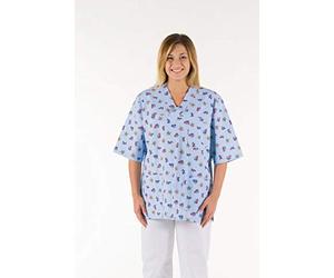Gima S.P.A 26171 A30 fantaisie pour femme, coton, M, bleu clair