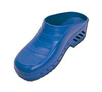 Gima - Sabots Professionnels, Anatomiques, Unisexe, Antidérapants, Antistatiques, Tige Non Perforée, Semelle Perforée, Couleur Bleu électrique, Taille EU 38, 1 Paire
