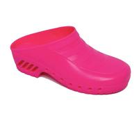 Gima - Sabots Professionnels, Anatomiques, Unisexe, Antidérapants, Antistatiques, Tige Non Perforée, Semelle Perforée, Couleur Fuchsia, Taille EU 37, 1 Paire