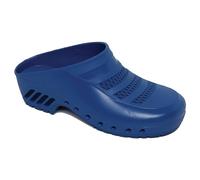 Gima - Sabots professionnels, anatomiques, unisexes, antidérapants, antistatiques, dessus perforé, semelle perforée, couleur Bleu taille EU 42, 1 paire