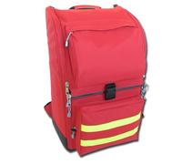 GIMA | SAC A DOS AMBULANCE |Polyester - Sac à dos extra large modulaire doté de 8 étuis internes Dimensions: 40 x 30 x h 57 cm. Moyen - Couleur Rouge