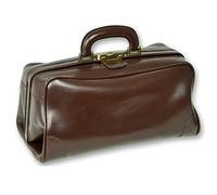 Gima - Sac en Cuir de Floride avec Fond Rigide, Poches Internes pour un Rangement Confortable Et Soigné des Outils de Premiers Soins, Serrure Brunie, Noir, 27122