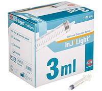 GIMA SERINGUES - Pack de 100 - sans aiguille - 3 ml