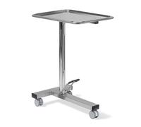 GIMA Table Mayo hydraulique avec pompe et plateau amovible, en acier inoxydable, 45835