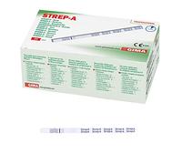 Gima - Test Strep-A - streptocoque, bande, résultats précis en quelques minutes, facile à utiliser, diagnostic immédiat, 24521