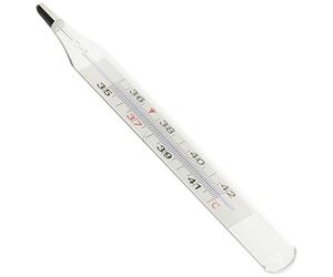 Gima - Thermomètre Shaker écologique, sans mercure, au gallio, classique, facile à lire, convient à tous les âges, 1 pièce