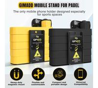 Gimadd Support Mobile Pour Padel, Gymnastique, Crossfit, Callisthénie, Base Avec Aimant En Néodyme, Design Unique De Trépied Pour Téléphone Portable Compatible Avec Iphone,Samsung, Huawei, Xiaomi, Etc