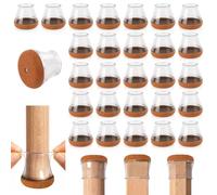 Gimars 32 Pcs Protection Pied de Chaise en Silicone avec Feutre S 23-32.9mm