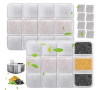 Lot de 8 filtres à Eau de Rechange Gimars pour fontaines à Eau pour Chats W4-S1