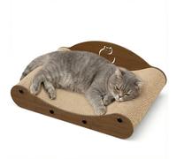 Gimars Canapé griffoir en Noyer pour Chat, MZB-CS-H
