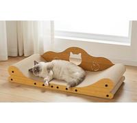 Gimars Griffoir pour Chat XXL 78 cm - Tapis à Griffer pour Chats en Design Canapé, Couchage pour Chat & Protection Meubles pour Chats Grands et Maisons Multi-Chats (Naturel)