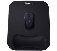 Gimars Mouse Pad avec poignet Rest Large Smooth Superfine Fiber Memory Magon Ergonomic Mouse Pad Mousepad confortable avec base non glissante pou