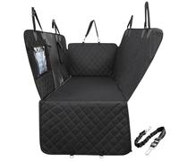 Gimars Protection Voiture Chien, 157 * 137cm Housse Voiture Chien Imperméable et Antidérapante, Universel Protection Siege Transport avec Maille Visuelle Fenêtre et Rangement Pochette