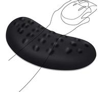 Gimars Repose-poignets de Souris, Tapis de Poignet de Souris Ergonomique avec Notes de Massage pour Soulager la Pression et la Douleur, Support de Poignet pour Ordinateur Bureau et Jeu