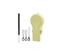 Gimbal Camera Lens Protector pour DJI Pocket 4/3 Camera Gimbal Lens Screen Protective Cover Flip Cover with Removable Wrist Strap (Jaune)