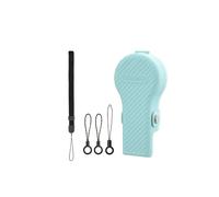 Gimbal Camera Lens Protector pour DJI Pocket 4/3 Camera Gimbal Lens Screen Protective Cover Flip Cover with Removable Wrist Strap (Bleu)