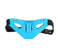 Gimbal en Alliage d'aluminium rembourré Porte-Canne à pêche Porte-Canne Ceinture cardan rembourré Porte-Canne Ceinture de pêche pour Poisson d'eau Douce pour l'extérieur(Bleu)