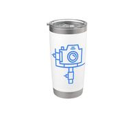 Gimbal Film Maker Influenceur des médias sociaux Gobelet isotherme en acier inoxydable double paroi