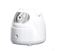 Gimbal pour smartphone avec reconnaissance faciale AI, rotation à 360°, sans application pour vlogs et flux en direct, stabilisateur compact pour les voyages (blanc)