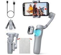 Gimbal Smartphone hohem iSteady X3 SE, Stabilisateur 3 Axes Léger et Pliable, Télécommande 10m