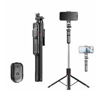 Gimbal Stabilizer - Master Every Move, 2-in-1 Tripod & Selfie Stick, 360°Automatic Rotation Anti-Shake, Foldable Rock-Solid for Live Video Recording, Training, for iPhone/Android (1 pcs)
