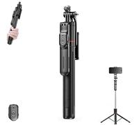 Gimbal Stabilizer - Master Every Move, 2-in-1 Tripod & Selfie Stick with 360° Anti-Shake & Bluetooth Remote, Foldable, for iPhone Camera & Smartphone, for Video Recording (Standard Edition)