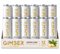 GIMBER Boisson gazeuse Original Gingembre Pack 12x25cl