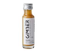 GIMBER Concentré de Gingembre Bio 20 ml | Boisson Sans Alcool 100% Biologique à Base de Citron et Épices | Jus Premium