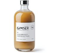 GIMBER gingembre bio 500 ml | LA Boisson sans alcool 100% biologique à base de gingembre, citron & épices | Jus de gingembre délicieux premium