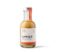 Gimber n°2 Brut l Jus de Gingembre Bio 200ml l Nouvelle recette l Moins de sucre l Boisson bio sans alcool à base de yuzu & de thym citron
