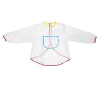 gimboo Tablier enfant Tablier de peinture/Tablier de peinture/Pour enfants/ 3-6 ans/Peinture/Pâtisserie/Cuisine/Tablier enfant avec poche/Imperméable/Couleur transparente
