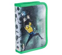gimboo Trousse Scolaire/avec équipement/1 Compartiment/1 Rabat/Soccer/Vert