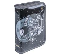gimboo Trousse Scolaire/avec équipement/1 Compartiment/Astronaut/Noir