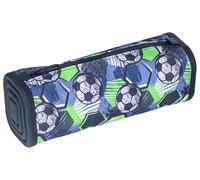 gimboo Trousse Silicone carrée/Imprimée/21x7,2x7,2 cm/Ballon/Noir et Vert