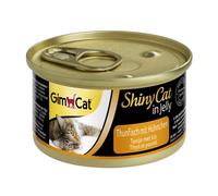 GimCat Boîte ShinyCat Thon avec Poulet 70g x24