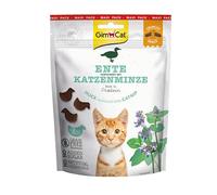 GimCat Crunchy Snacks Canard avec Herbe à Chat - Friandise pour Chat croustillante et Riche en protéines - 1 Sachet (1 x 140 g)