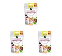 GimCat Crunchy Snacks Dinde aux canneberges - Friandise pour Chat croustillante et Riche en protéines - 1 Sachet (1 x 50 g) (Lot de 3)