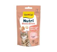 GimCat Nutri Biotine - Délicieuse collation avec Une Recette ciblée pour Le Bien-être de Votre Chat - 1 Sachet (1 x 40 g)