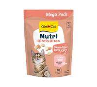 GimCat Nutri Biotine - Délicieuse collation avec Une Recette ciblée pour Le Bien-être de Votre Chat - 1 Sachet (1 x 425 g)