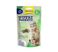 GimCat Nutri Pockets Insecte et Herbe à Chat - Friandise croustillante pour Chat avec ingrédients Fonctionnels - 1 Sachet (1 x 60 g)