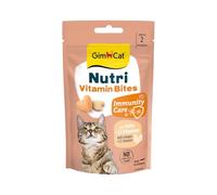 GimCat Nutri Vitamine - Délicieuse collation avec Une Recette ciblée pour Le Bien-être de Votre Chat - 1 Sachet (1 x 40 g)