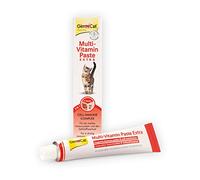 GimCat Pâte Multi-Vitamin Extra - Snack pour chats avec du bêta-glucane, des oméga-3 et oméga-6 pour une protection cellulaire saine - 1 tube (1 à 200 g)
