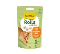 GimCat Rolls au Poulet - La collation pour Plus de Plaisir et de Plaisir avec des ingrédients de qualité supérieure - 1 Sachet (1 x 40 g)