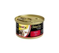 GimCat ShinyCat - Boîtes pour chats en gelée - Avec des morceaux de poulet - Lot de 24 x 70 g