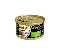 GimCat ShinyCat in Jelly Poulet à la papaye - Nourriture humide pour chats à la viande et taurine - 24 boîtes (24 à 70 g)