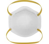 GIME 2575493 Masque anti poussières fines sans soupape FFP2 20 pc(s) EN 149:2001 + A1:2009 DIN 149:2001 + A1:2009