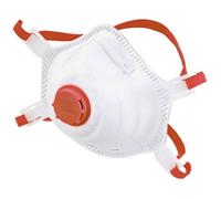 GIME 2575496 Masque anti poussières fines avec soupape FFP3 10 pc(s) EN 149:2001 + A1:2009 DIN 149:2001 + A1:2009